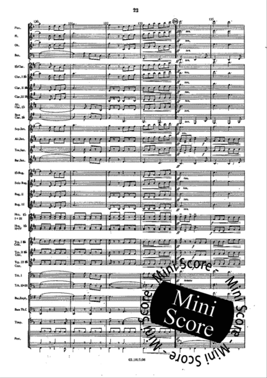 The Highlands Fanfare Band scores gallery preview page 28