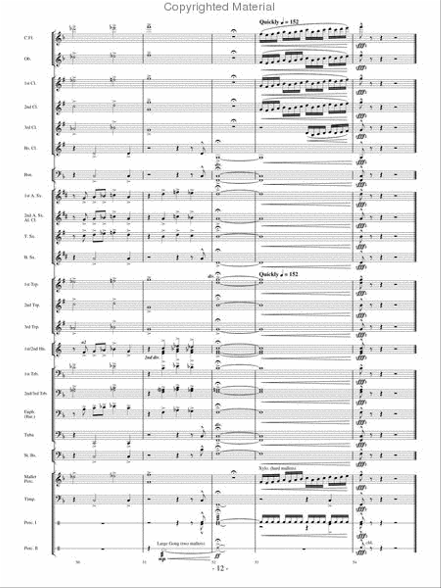 Beautiful Savior Concert Band scores gallery preview page 11