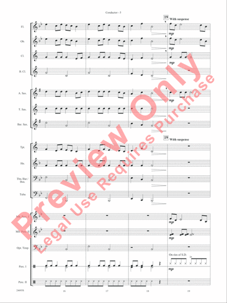 To a Skylark To a Skylark Concert Band scores gallery preview page 8