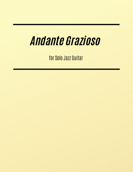 Andante Grazioso from K.331 (for Solo Jazz Guitar)