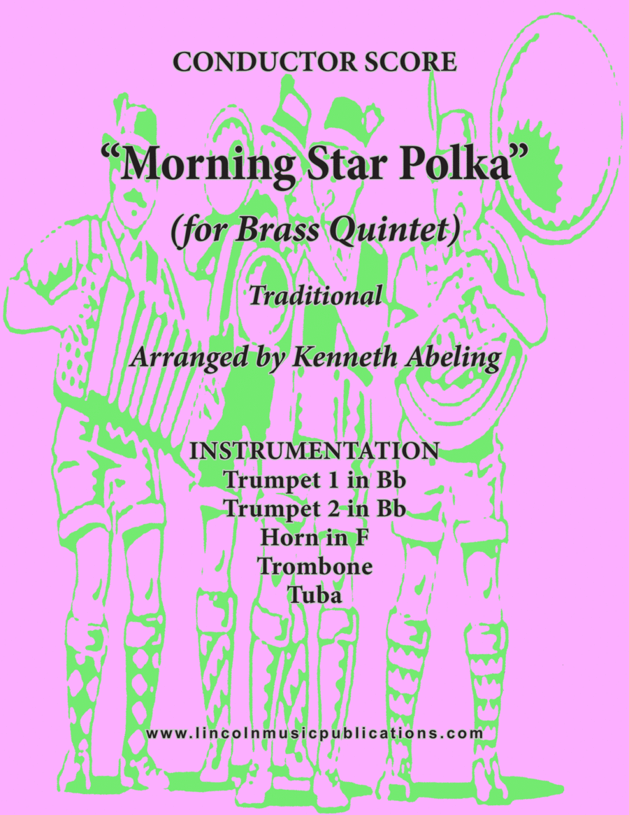 Morning Star Polka (for Brass Quintet) Brass Quintet scores gallery preview page 1
