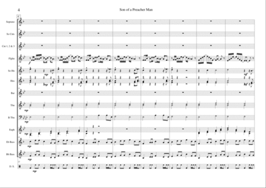 Son Of A Preacher Man Small Ensemble scores gallery preview page 4