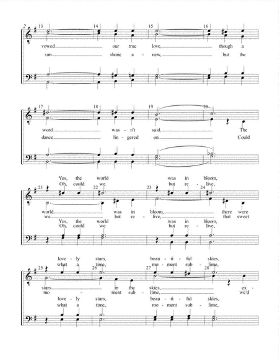 Anniversary Song Anniversary Song TTBB scores gallery preview page 2