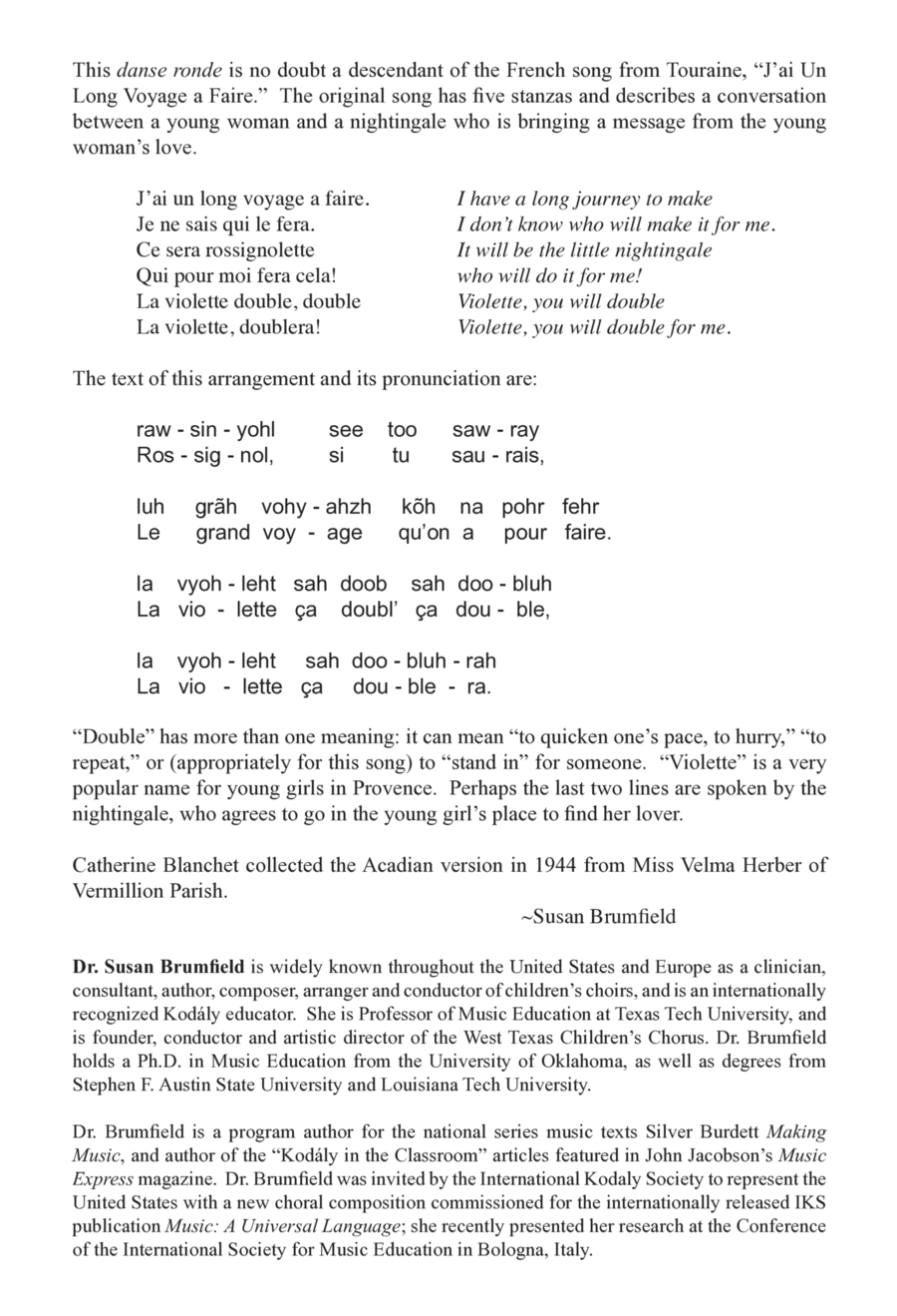 La Violette La Violette SSAA scores gallery preview page 1