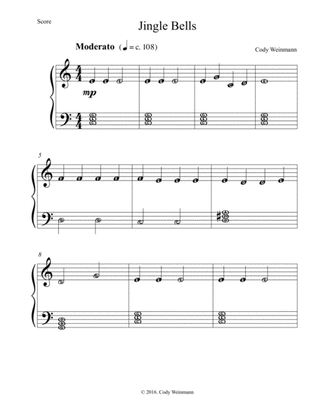 Jingle Bells--Big Note Version