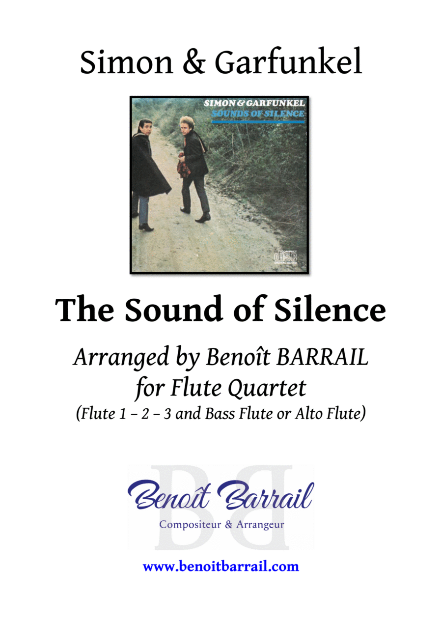 The Sound Of Silence Flute Quartet scores gallery preview page 1