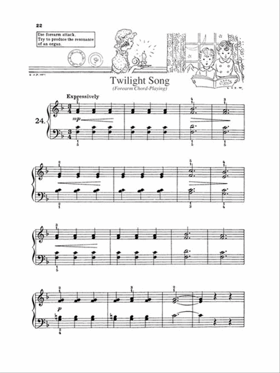 First Grade Etudes Piano Method scores gallery preview page 4