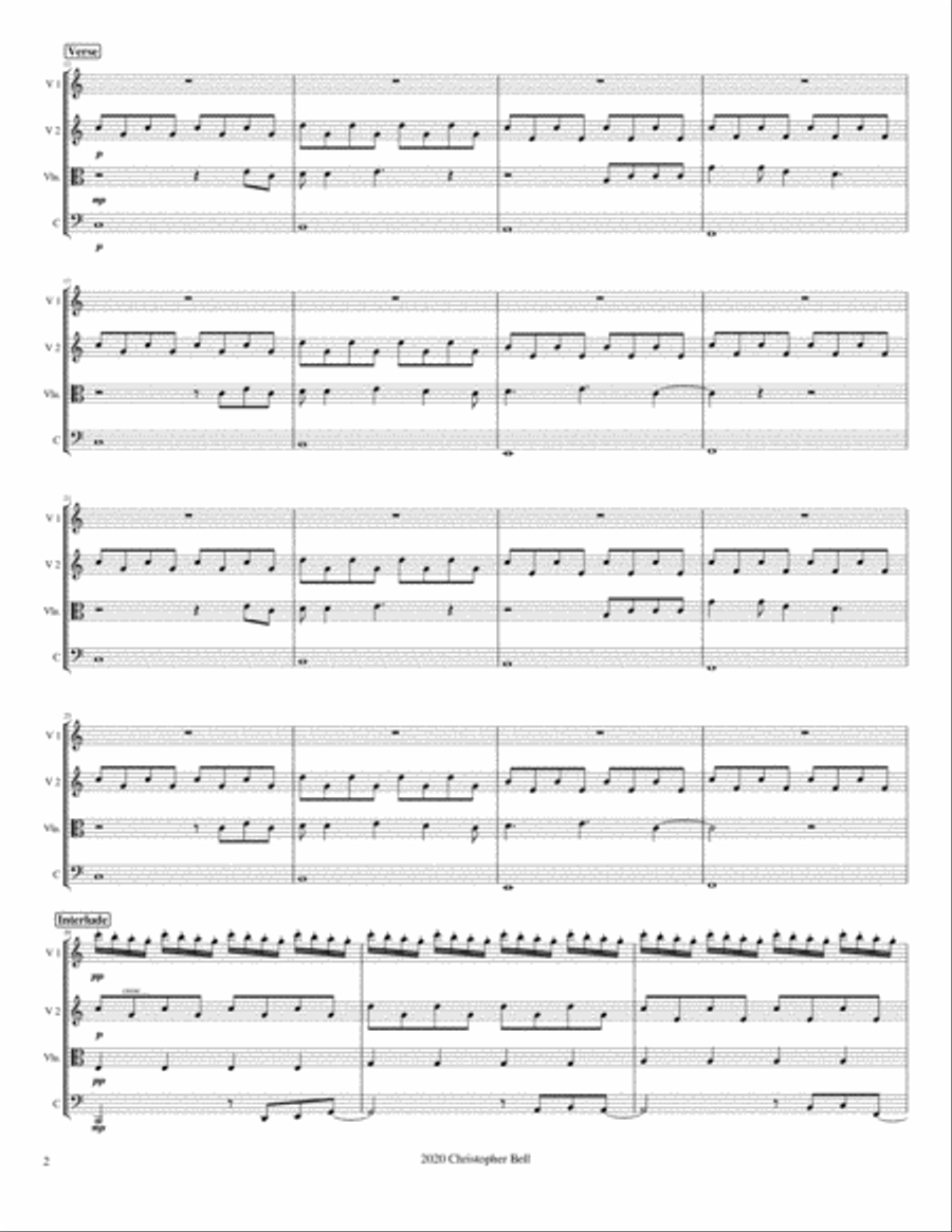 Don't Stop Believin' Don't Stop Believin' String Quartet scores gallery preview page 3