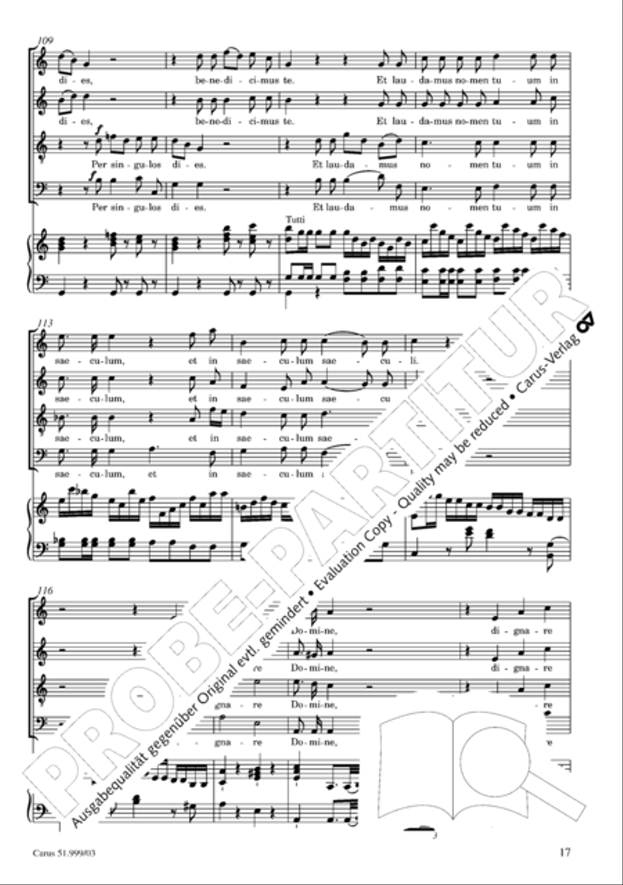 Te Deum 4-Part scores gallery preview page 18