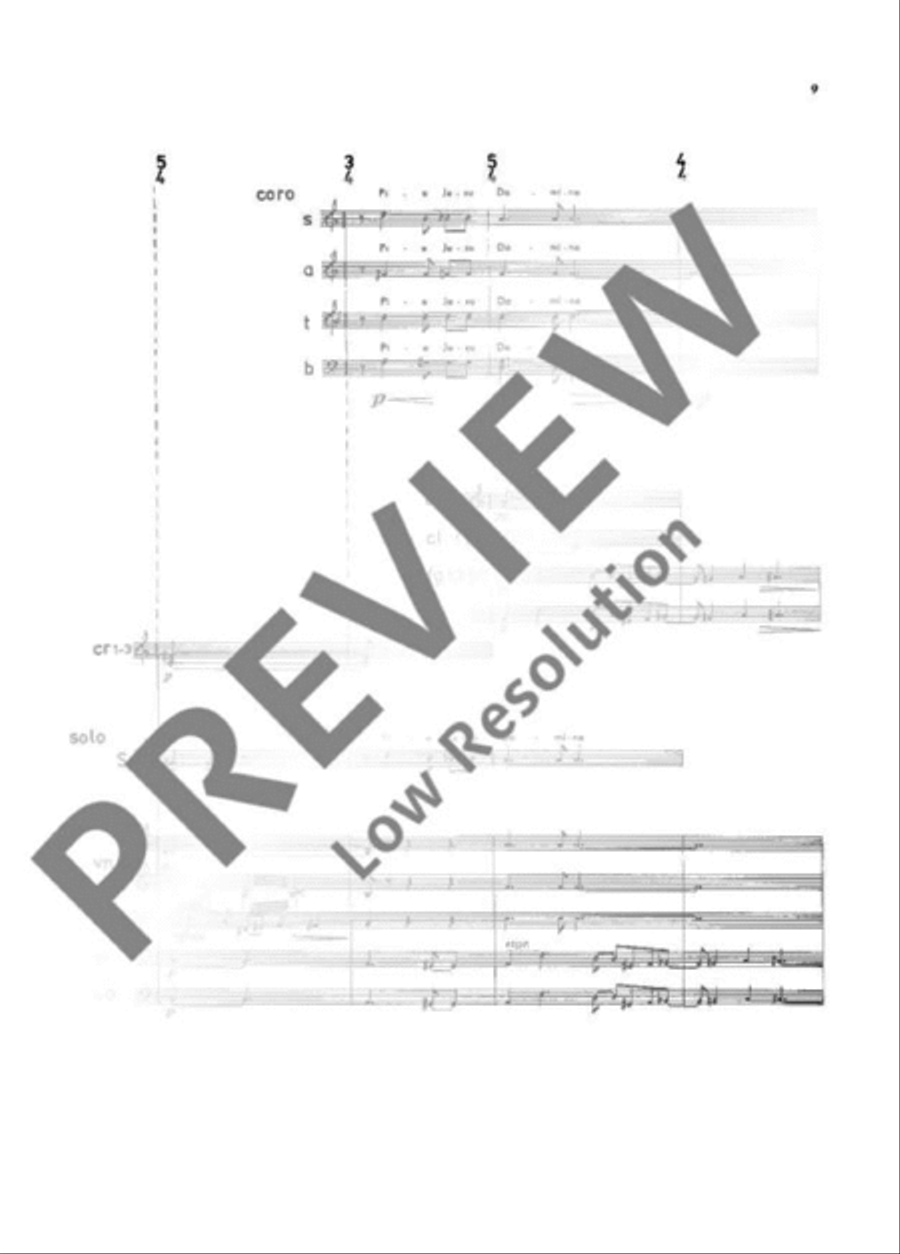 Lacrimosa Lacrimosa 4-Part scores gallery preview page 10