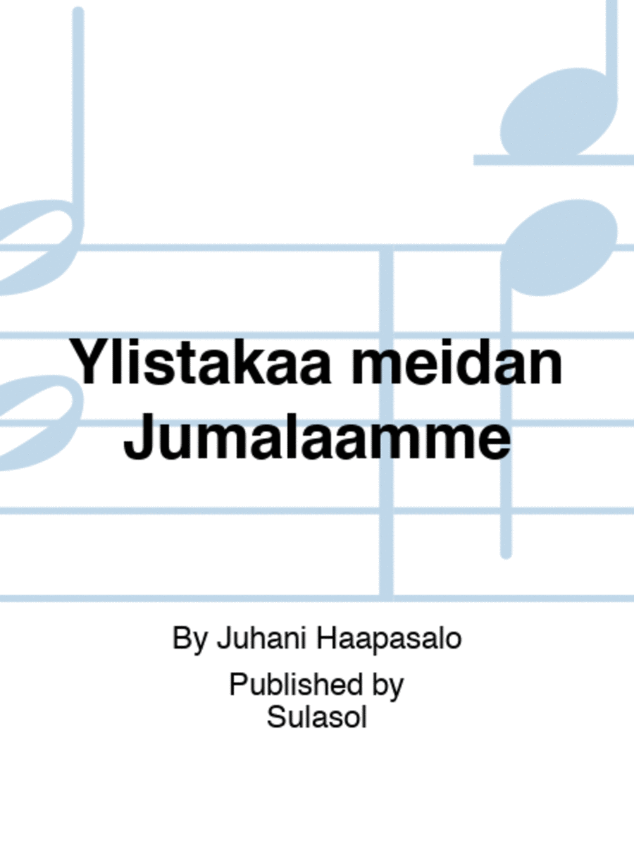Ylistäkää meidän Jumalaamme Baritone Voice scores gallery preview page 1