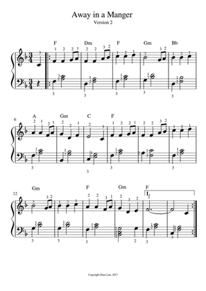 Away in a Manger - Harp (Version 2)