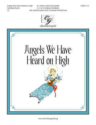 Book cover for Angels We Have Heard on High - Handbell Score