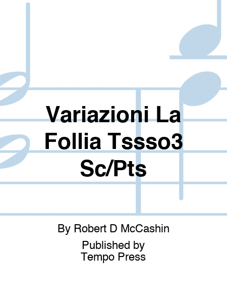 Variazioni La Follia Tssso3 Sc/Pts