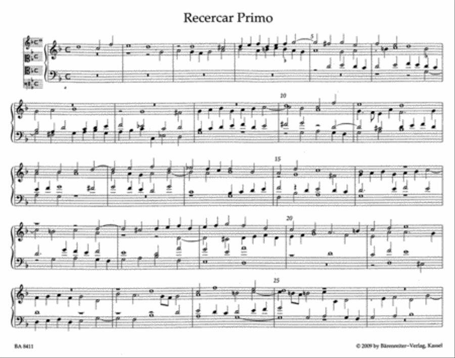 Recercari, et Canzoni franzese (Rom, Zannetti, 1615, ²1618) Harpsichord scores gallery preview page 2