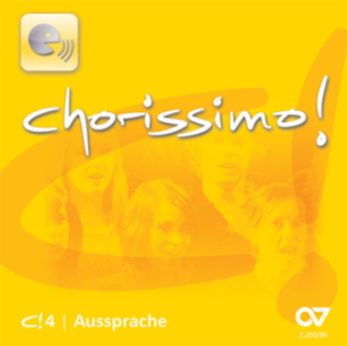Book cover for c!4 Chorissimo - Aussprache-CD