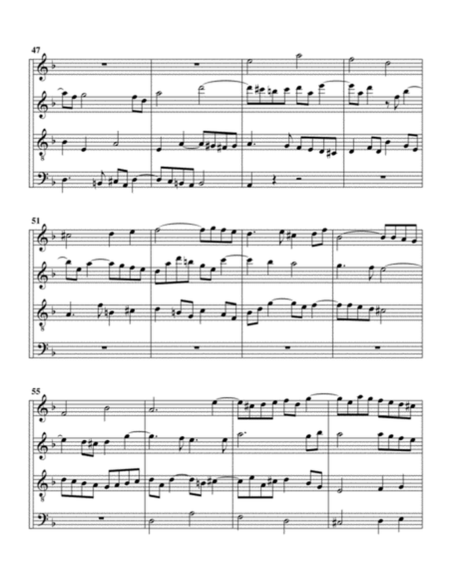 The fugues in 4 parts from Kunst der Fuge = Art of fugue, BWV 1080 (Arrangements for 4 recorders)