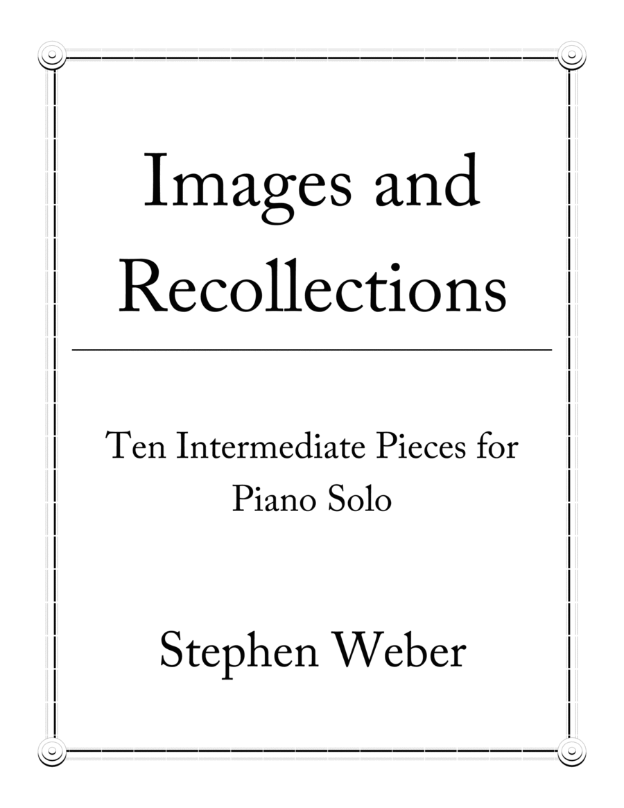 Images and Recollections for Solo Piano Piano Method scores gallery preview page 1