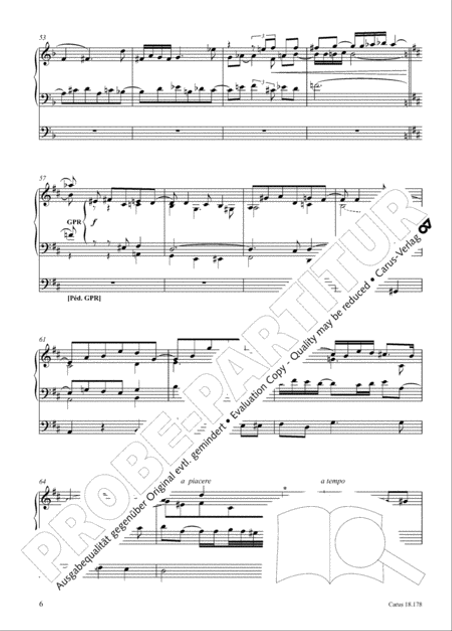 Symphonie No. II pour Orgue Organ scores gallery preview page 21