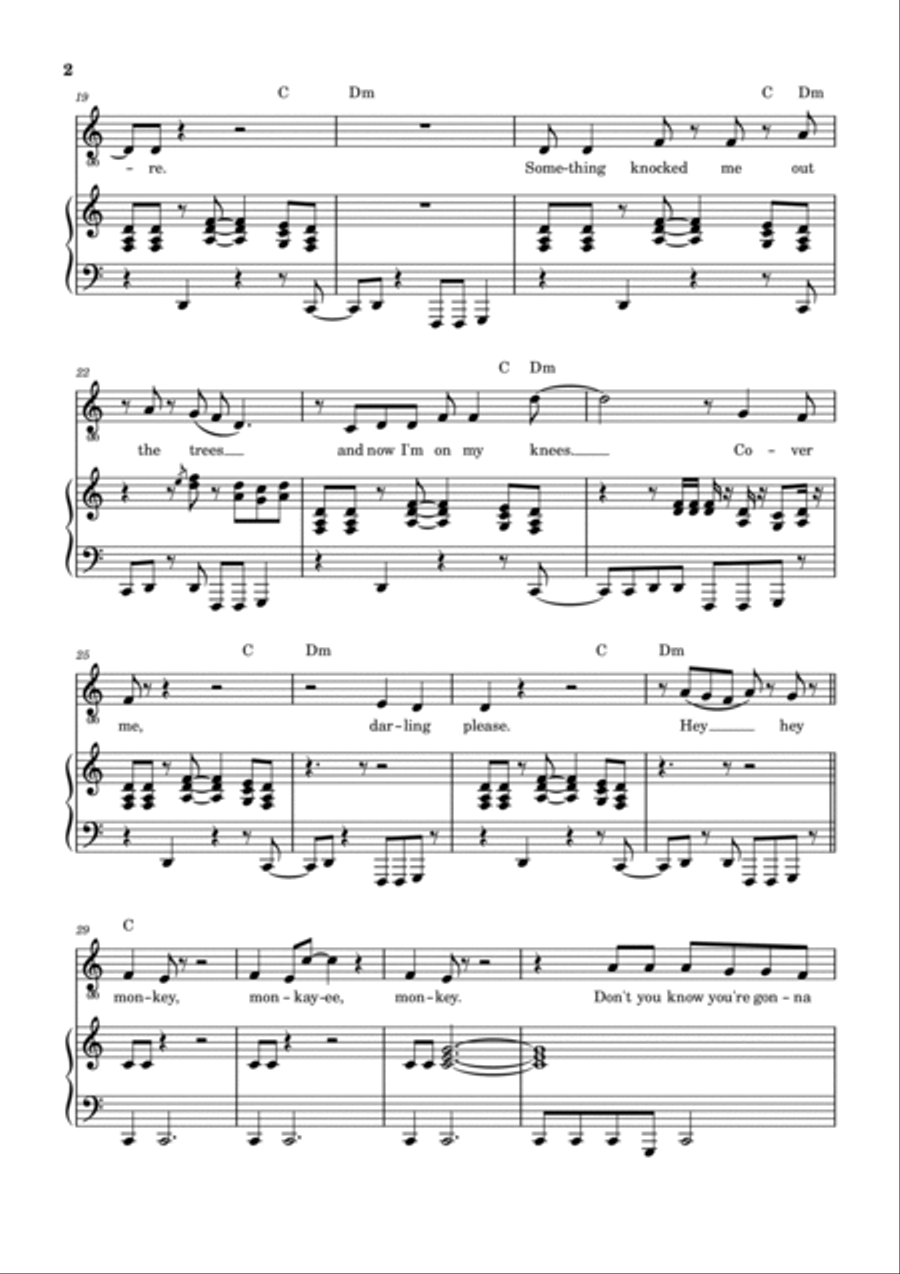 Shock The Monkey Voice scores gallery preview page 3