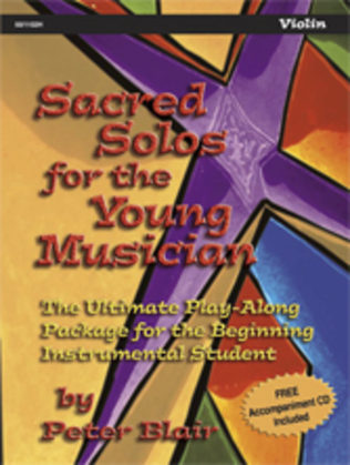 Book cover for Sacred Solos for the Young Musician: Violin