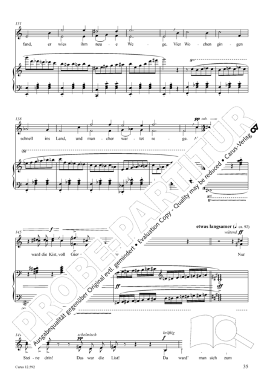 Eulenspiegeleien op. 146. Drei Eulenspiegelszenen Collection / Songbook scores gallery preview page 36