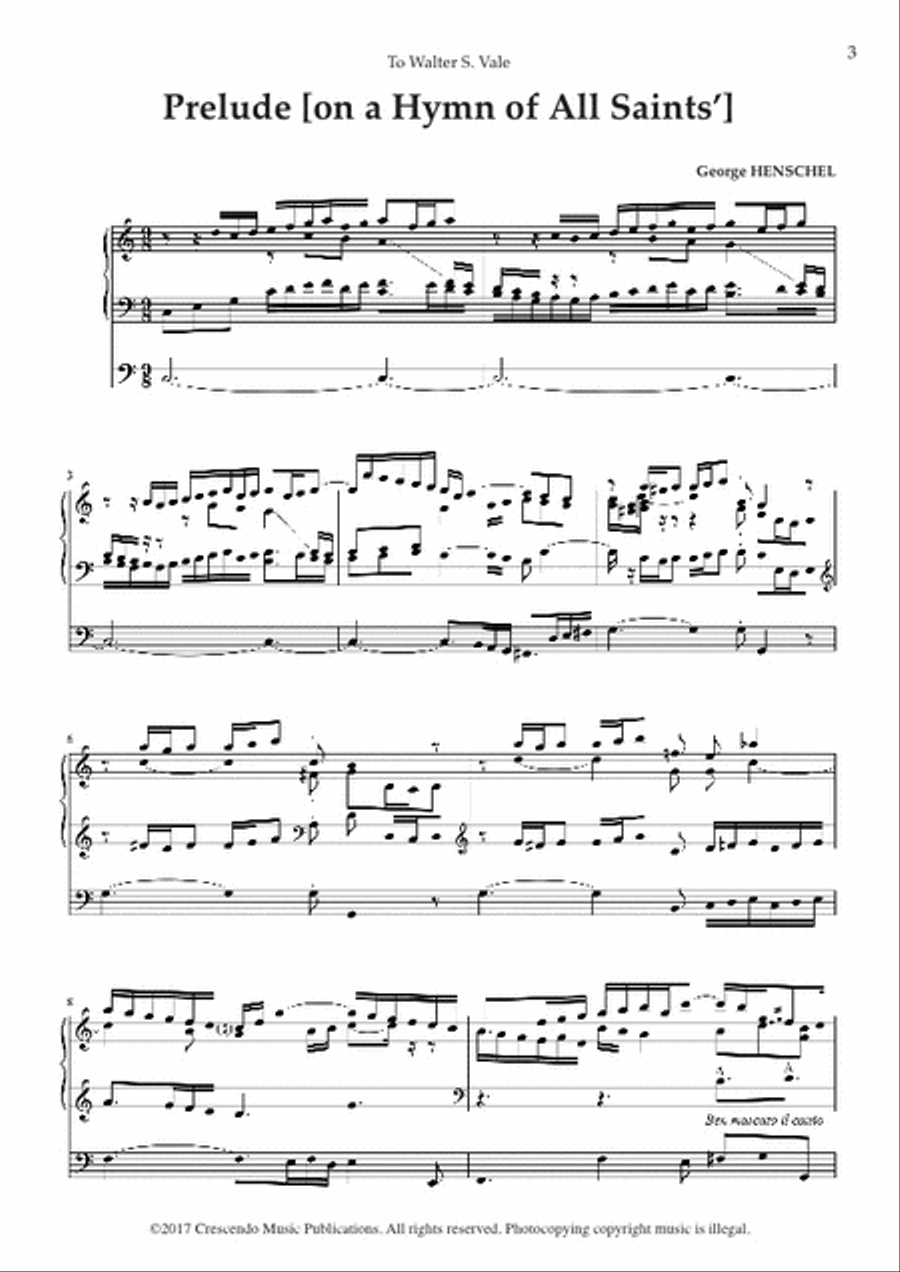 Prelude on a Hymn of All Saints'