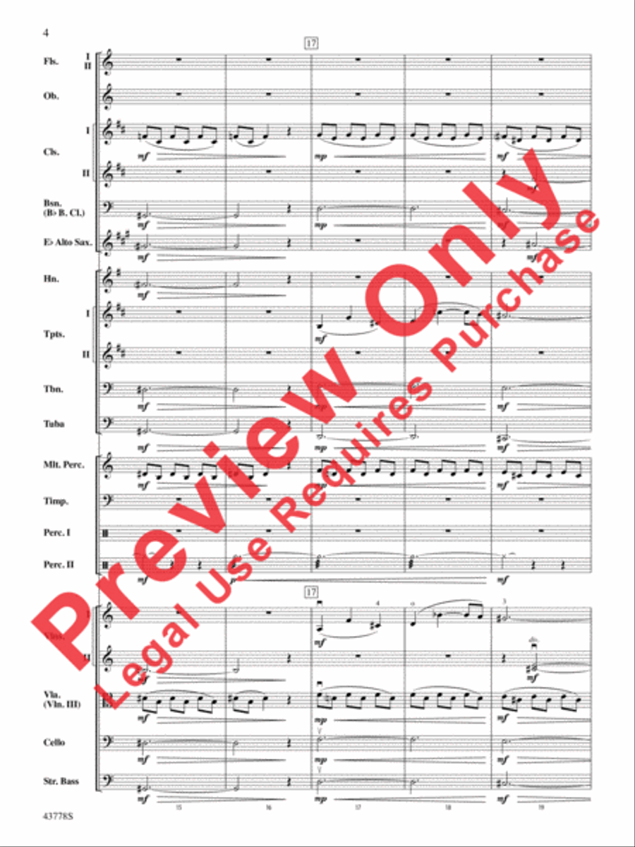 Godzilla Full Orchestra scores gallery preview page 24