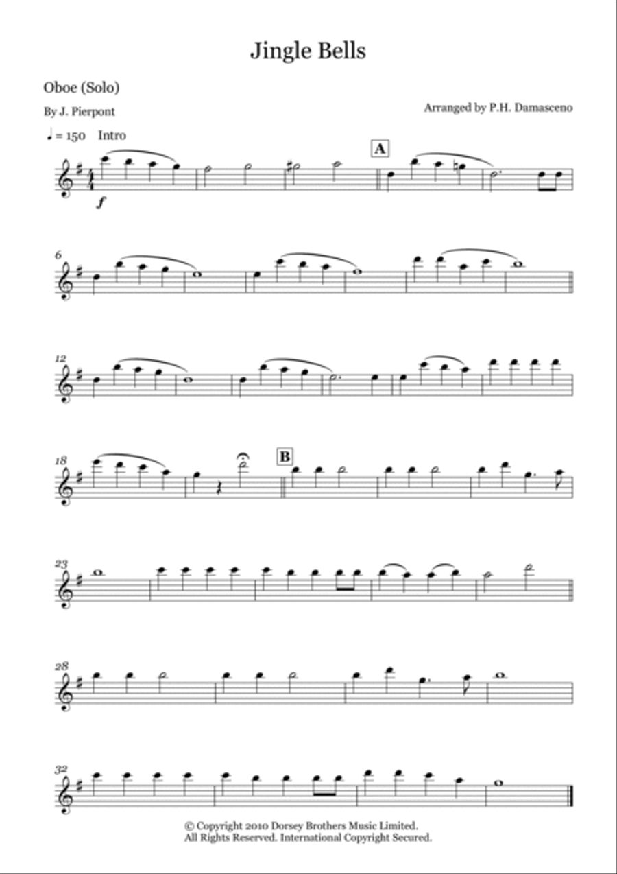 Jingle Bells Woodwind Trio scores gallery preview page 2