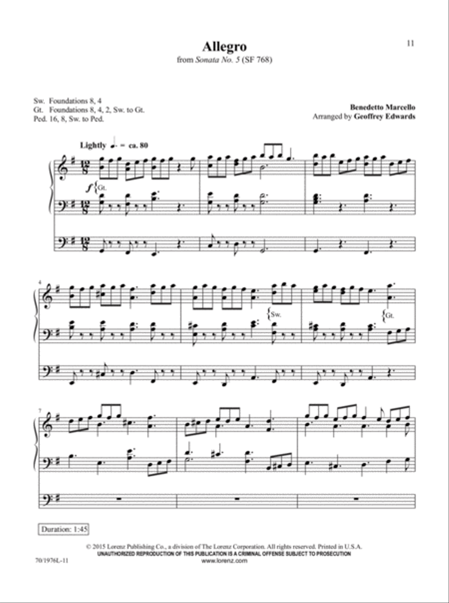 The Organist's Library, Vol. 60 Organ Solo scores gallery preview page 6