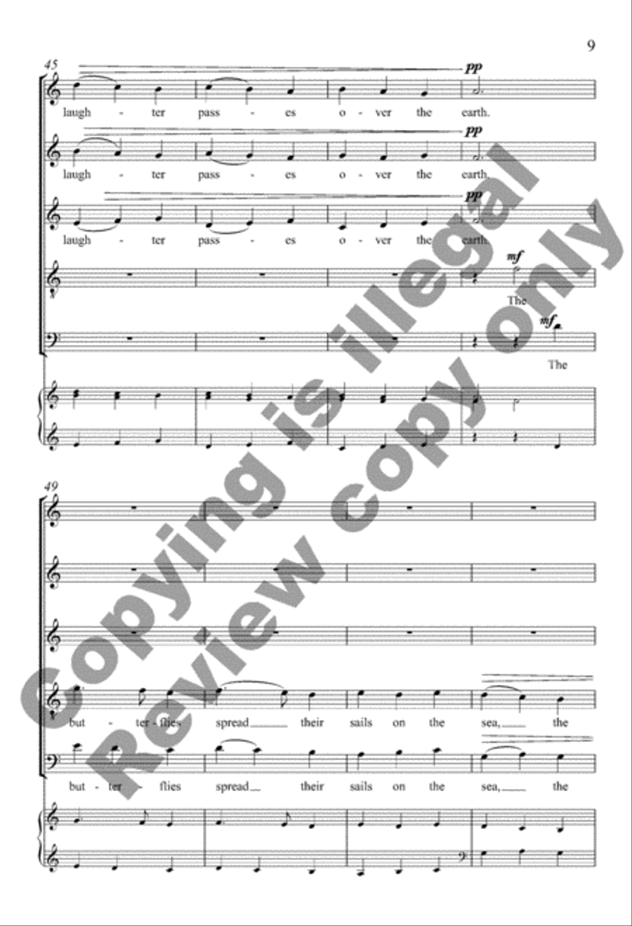 Light SSATB scores gallery preview page 9