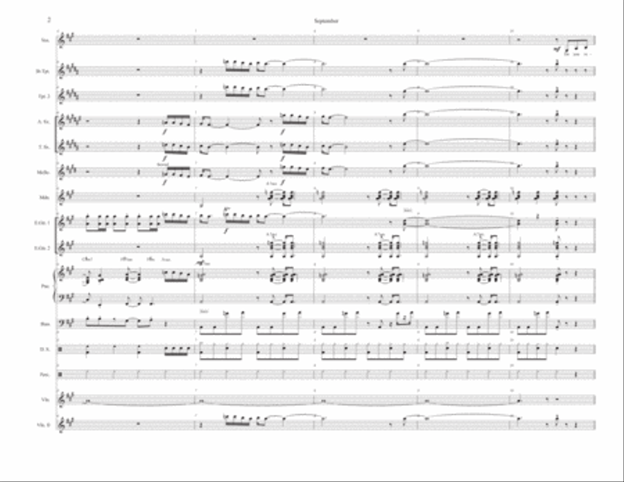 September Piano, Vocal, Guitar scores gallery preview page 2