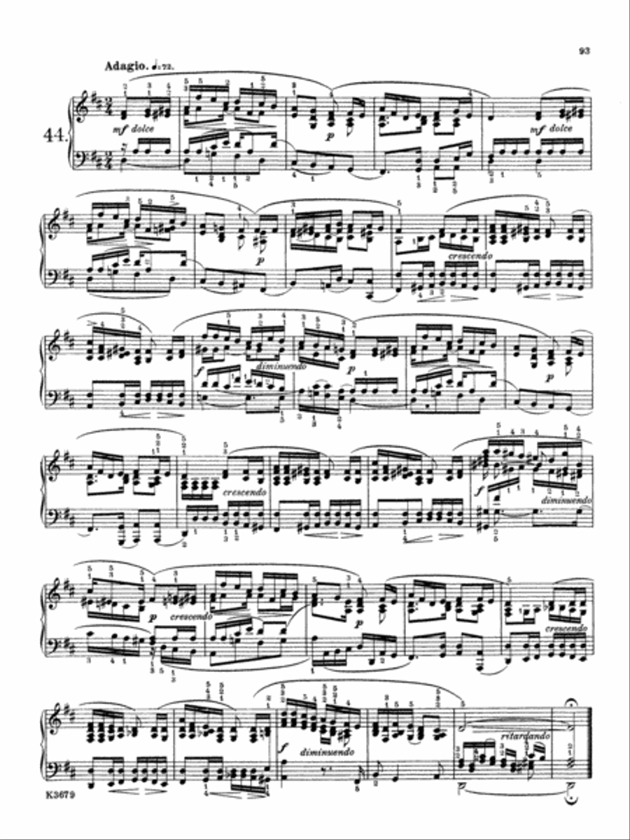 Song Without Words, Opus 102, No. 2 Piano Solo scores gallery preview page 1