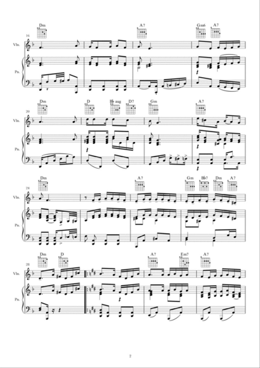 Tango A Media Luz Piano, Vocal, Guitar scores gallery preview page 4