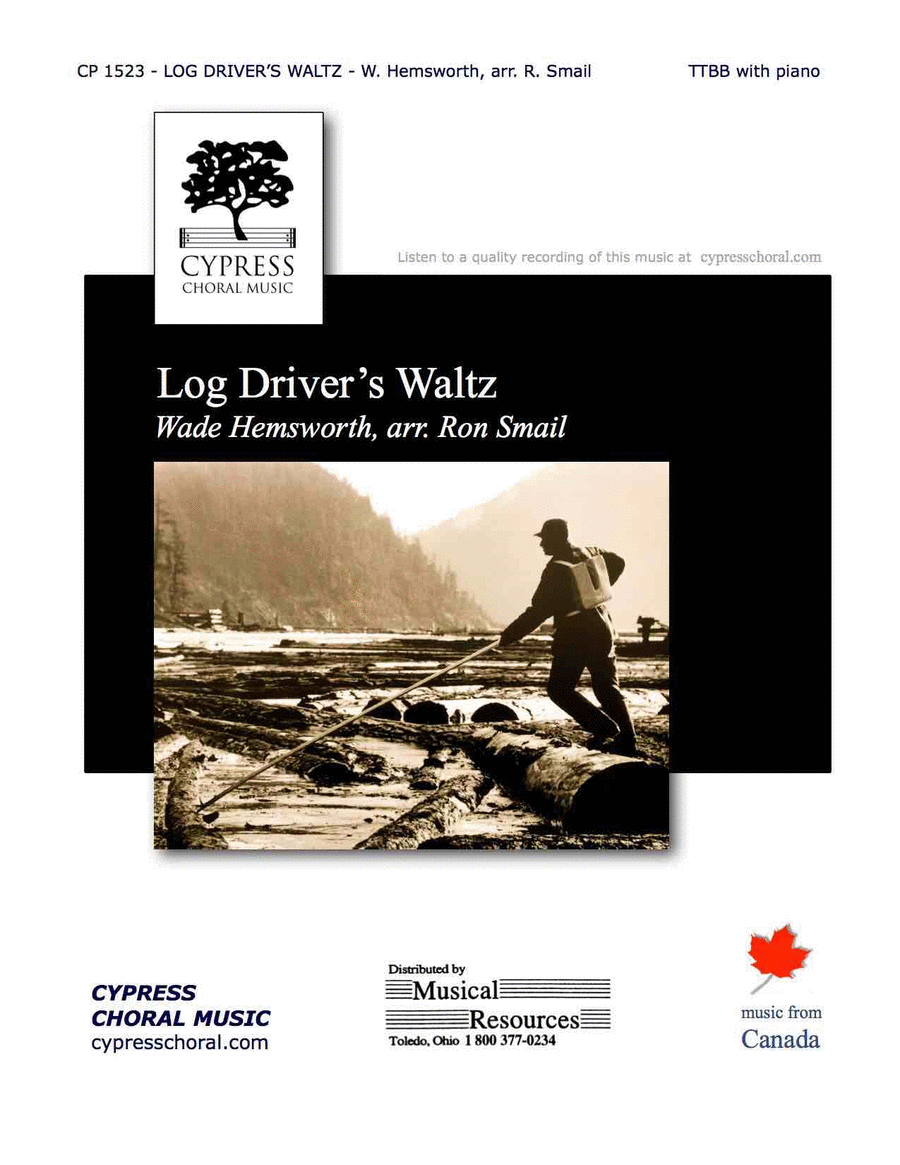 Log Driver's Waltz TTBB scores gallery preview page 1