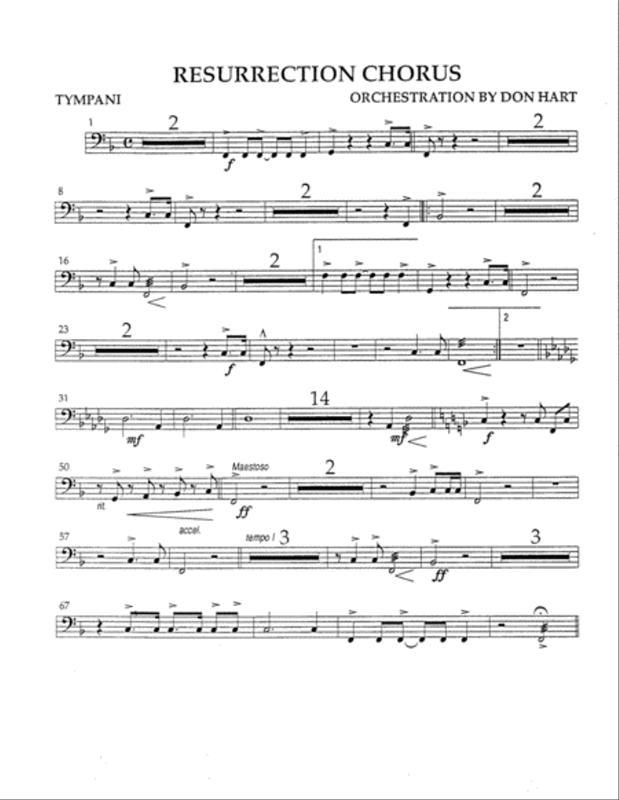 Resurrection Chorus Choir scores gallery preview page 7