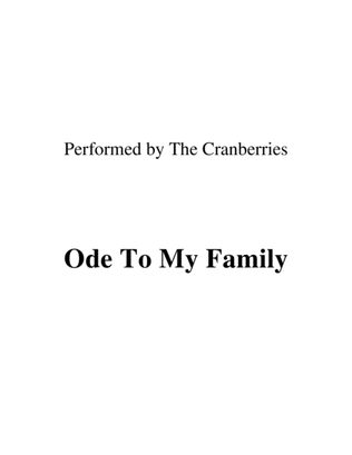 Ode To My Family