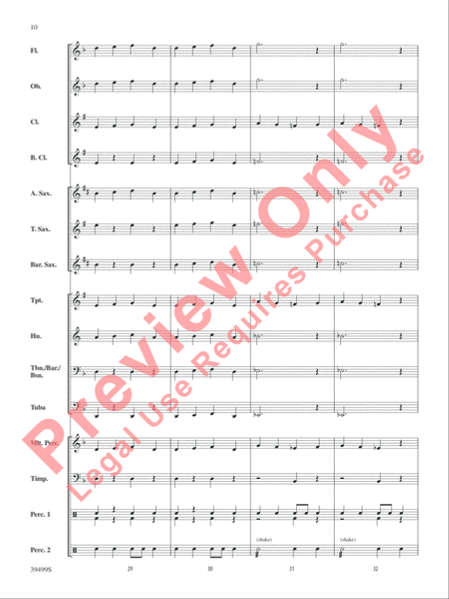 At the Edge of Chaos At the Edge of Chaos Concert Band scores gallery preview page 11