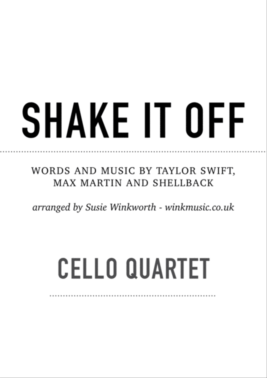 Book cover for Shake It Off