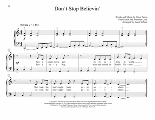 Book cover for Don't Stop Believin' (arr. Jason Sifford)