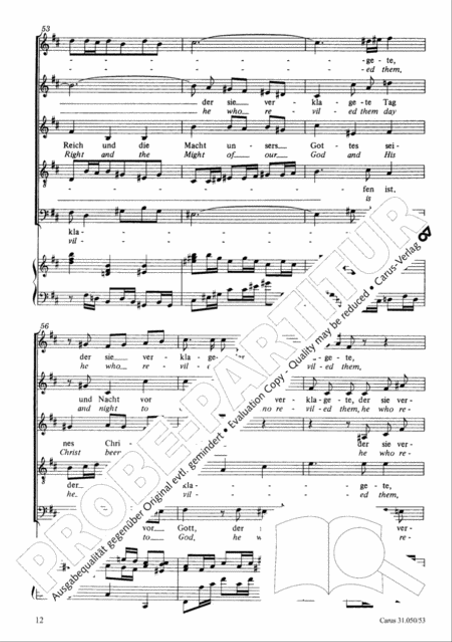 Now has the hope and the strength (Nun ist das Heil und die Kraft) 4-Part scores gallery preview page 13