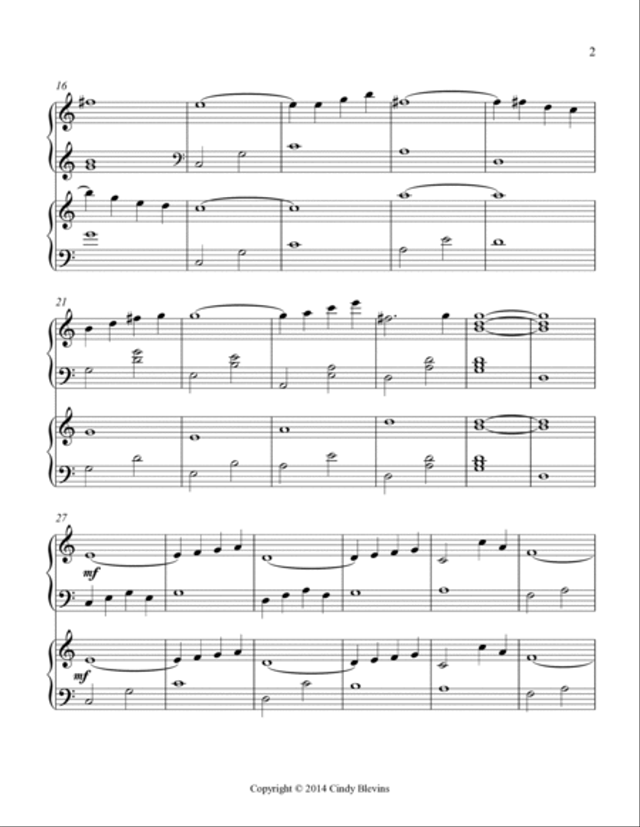 Arioso, for Harp Duet Arioso, for Harp Duet Harp scores gallery preview page 3