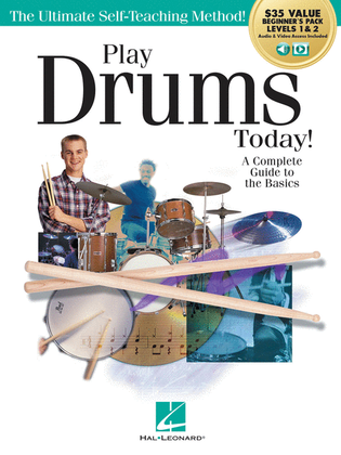 Book cover for Play Drums Today! All-in-One Beginner's Pack