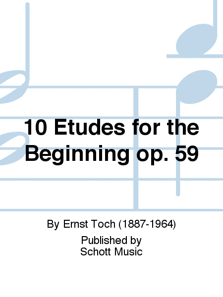 10 Etudes for the Beginning op. 59