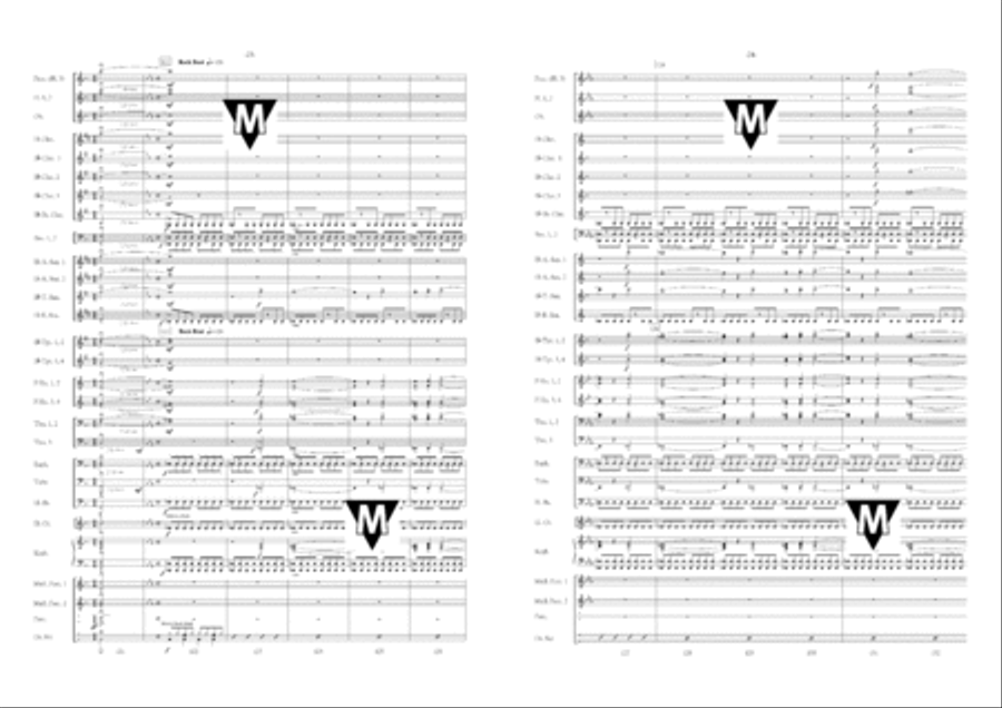 Mr. Blue Sky Concert Band scores gallery preview page 12