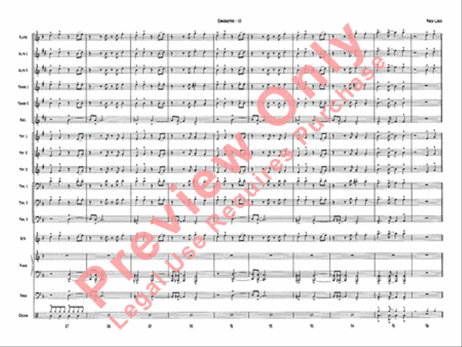 Poco Loco Poco Loco Jazz Ensemble scores gallery preview page 13