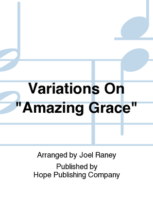 Book cover for Variations on "Amazing Grace"