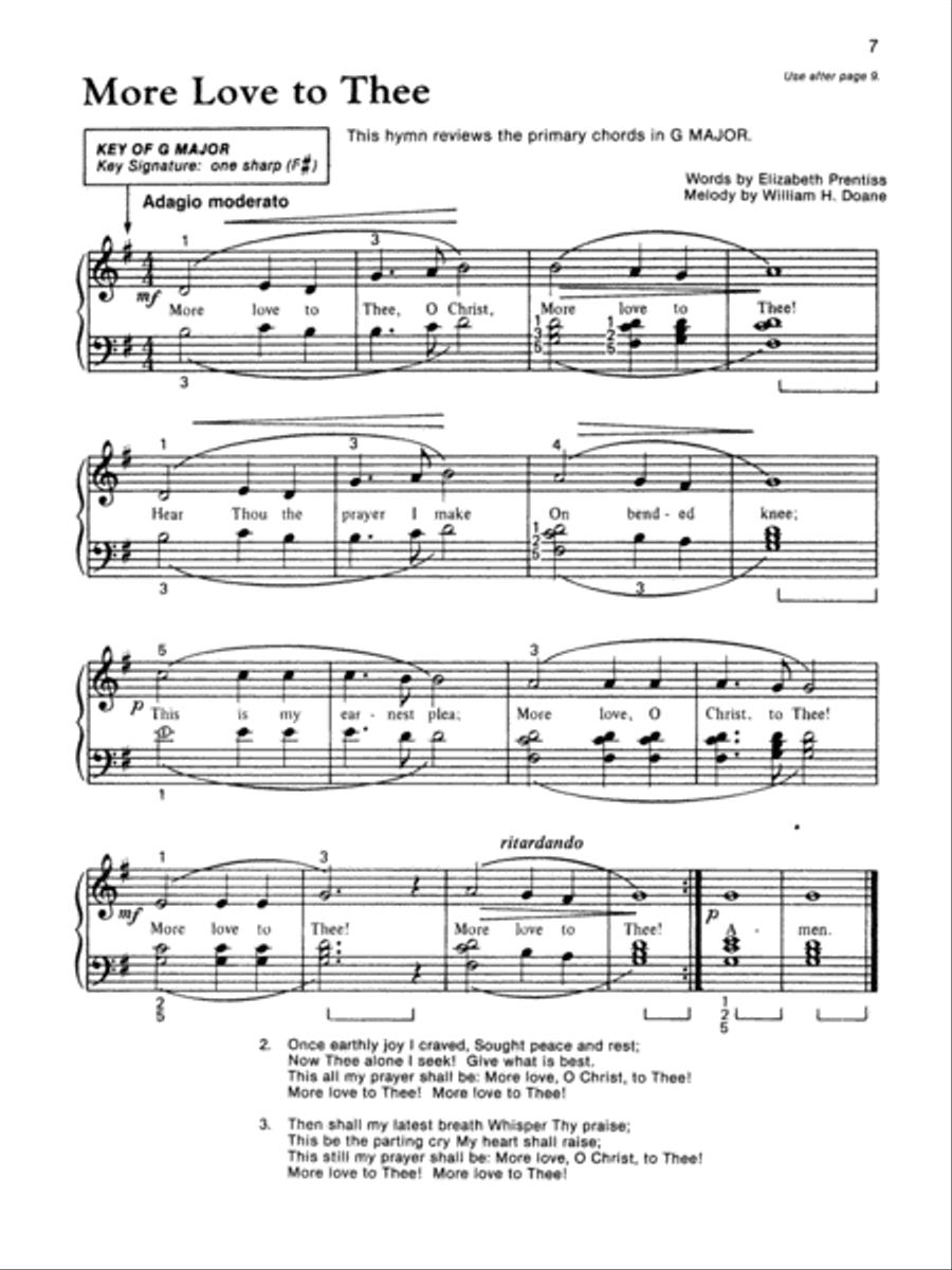 Alfred's Basic Piano Course Hymn Book, Level 3