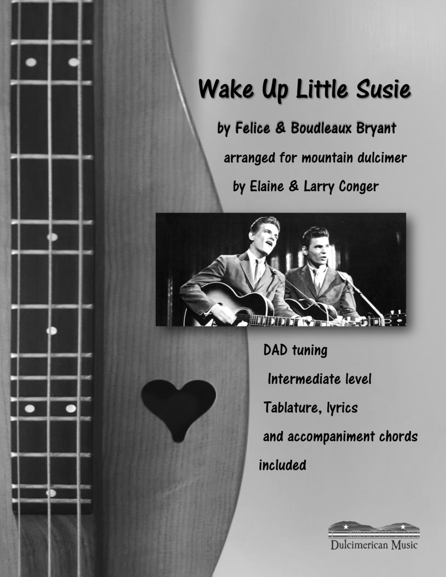Wake Up Little Susie Dulcimer scores gallery preview page 1