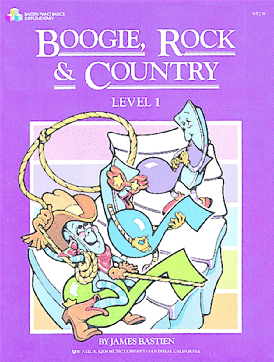 Boogie, Rock and Country, Level 1 Piano Method scores gallery preview page 1